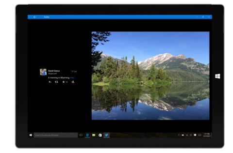 Twitter ... تطلق تطبيقها على Windows 10 Twitter ... تطلق تطبيقها على Windows 10