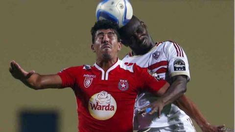 النجم الساحلي التونسي يتأهل الى نهائي كأس الاتحاد الافريقي رغم خسارته أمام الزمالك النجم الساحلي التونسي يتأهل الى نهائي كأس الاتحاد الافريقي رغم خسارته أمام الزما
